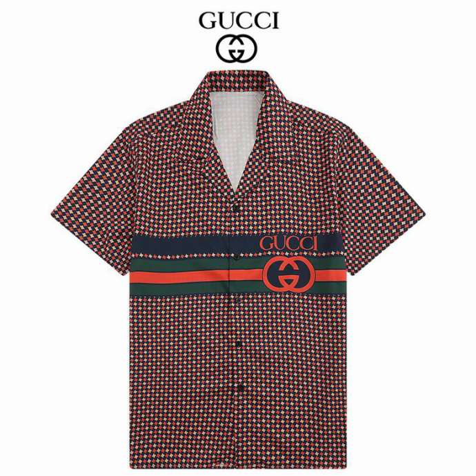 Picture of Gucci Shirt Short _SKUGucciM-3XLjdtxA9722368